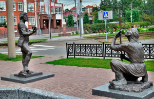 Памятник рудокопам в Томске – фотографии России