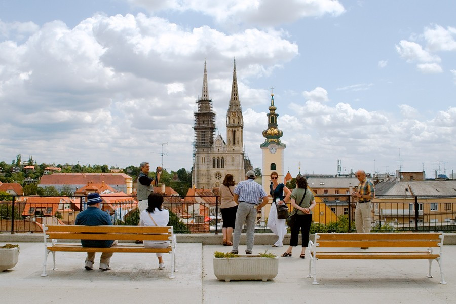 Туристы в Загреб, Хорватия – фотографии Хорватии