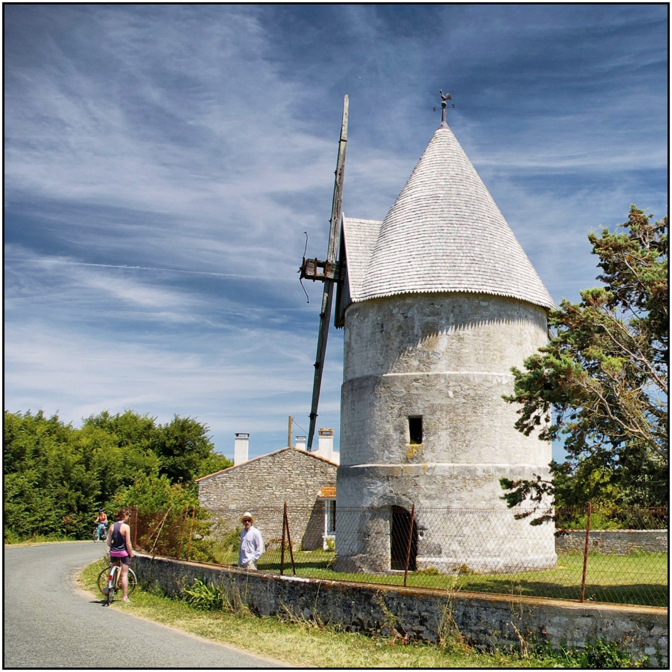 Деревня на острове Олерон, Франция – фотографии Франции