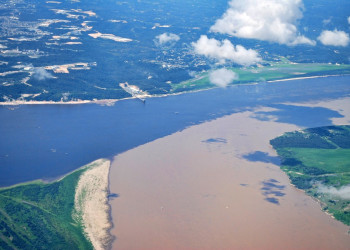 Встреча вод рек Риу-Негру и Рио- Солимойнс – фотографии Бразилии