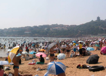 Городской пляж – фотографии Китая