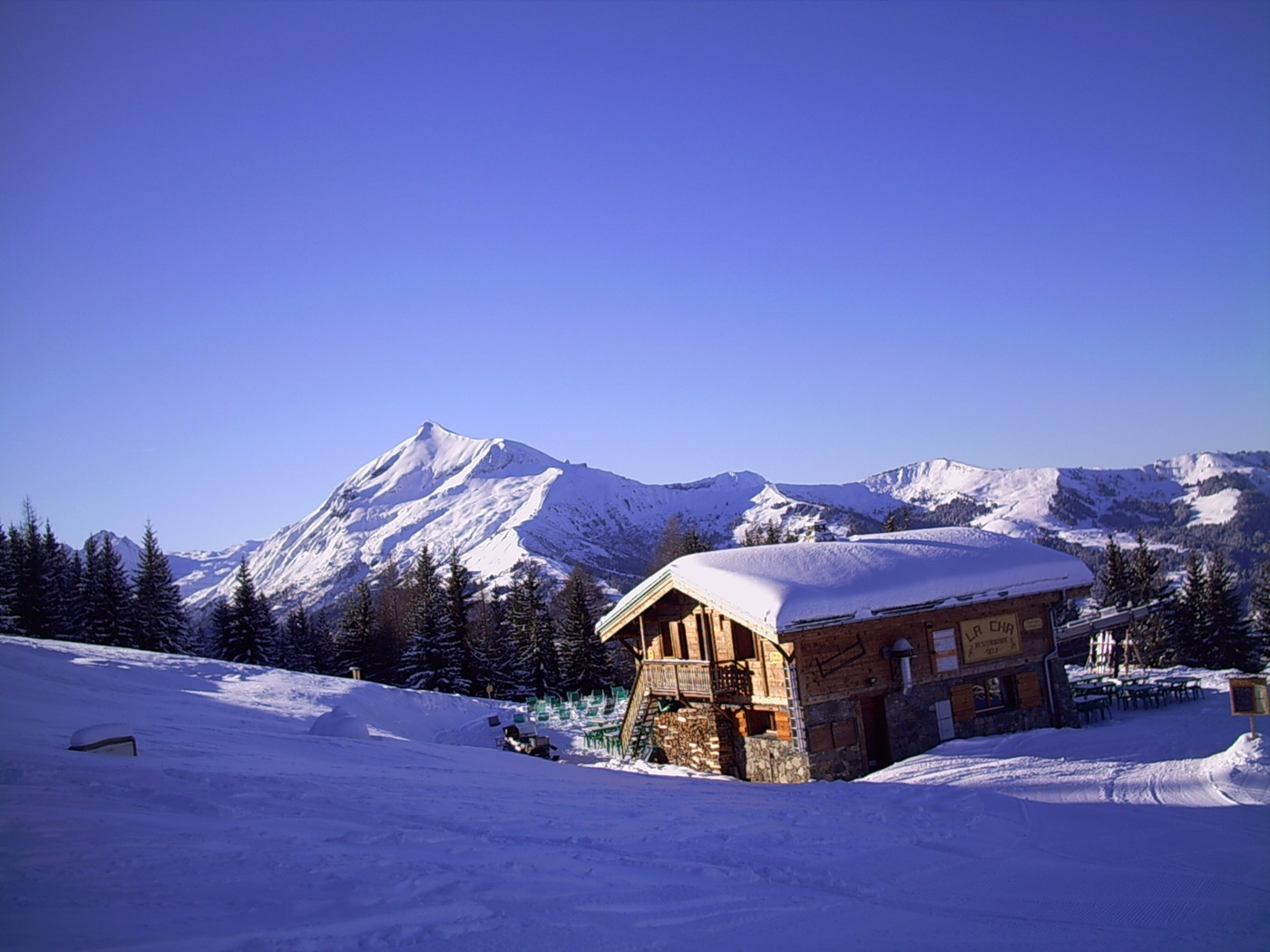 Кафе в Сент-Жерве, Франция – фотографии Франции