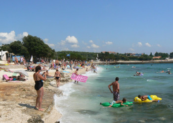 Пляж в Ровинь, Хорватия. Фото 5 – фотографии Хорватии