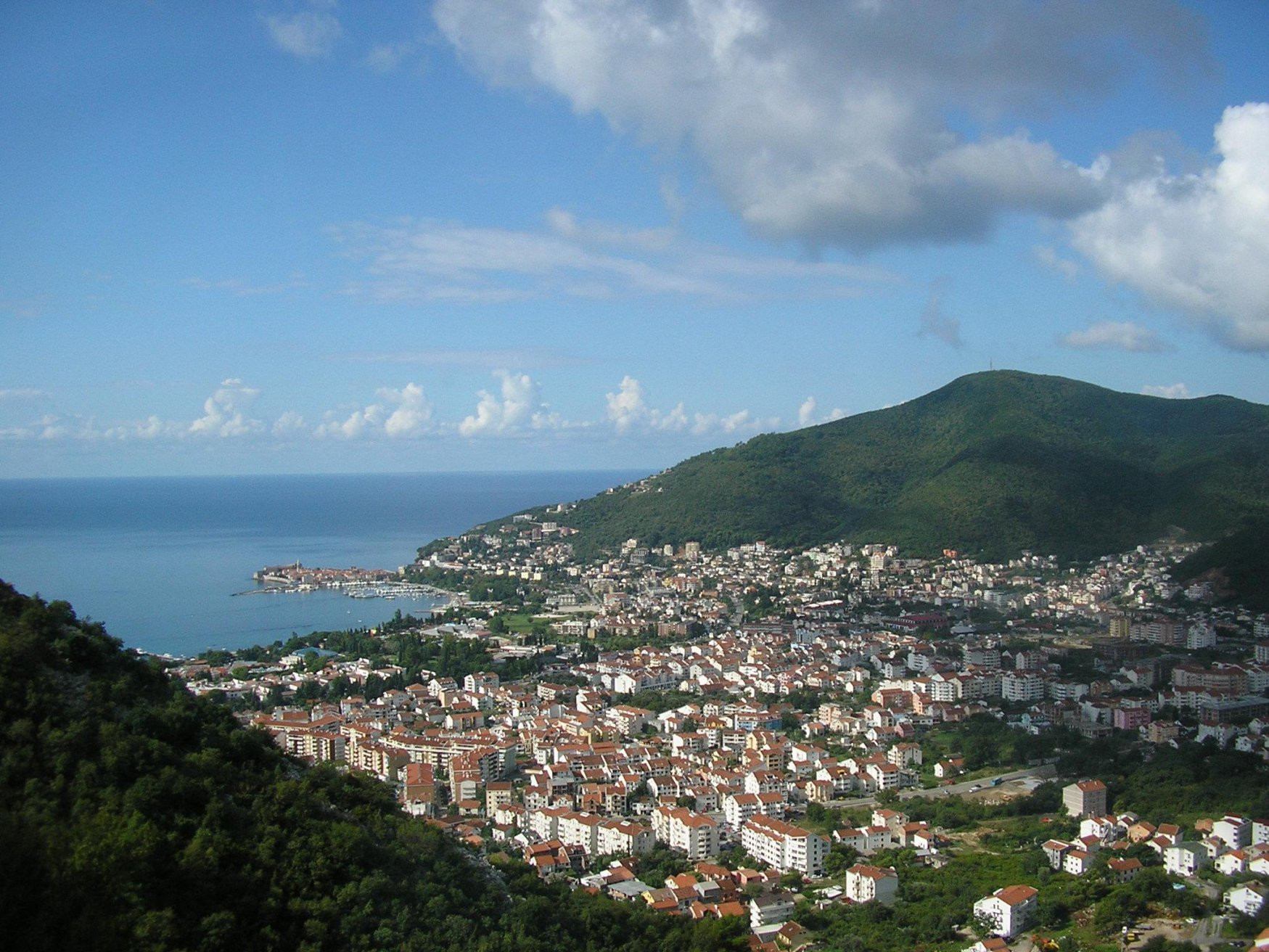 Панорамный вид в Будва, Черногория. Фото 25 – фотографии Черногории