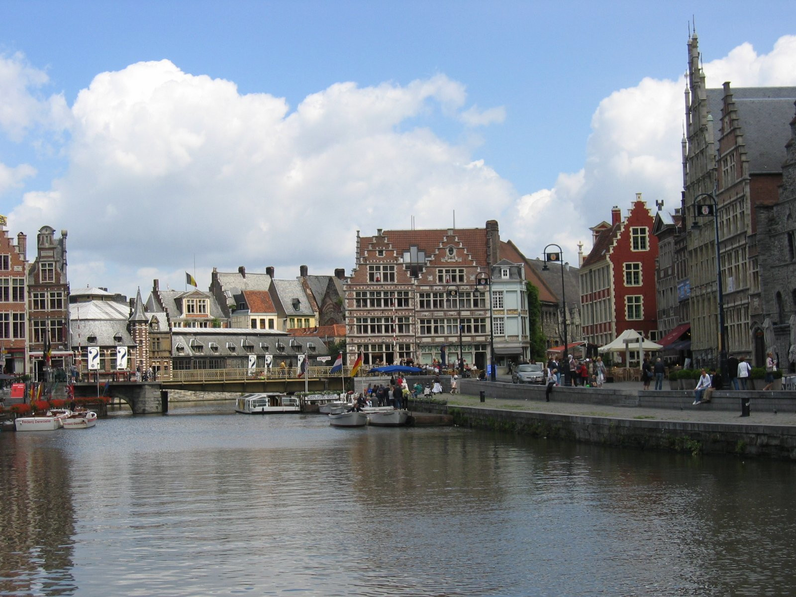 Набережная в Гент, Бельгия – фотографии Бельгии