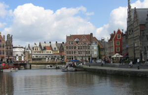 Набережная в Гент, Бельгия – фотографии Бельгии