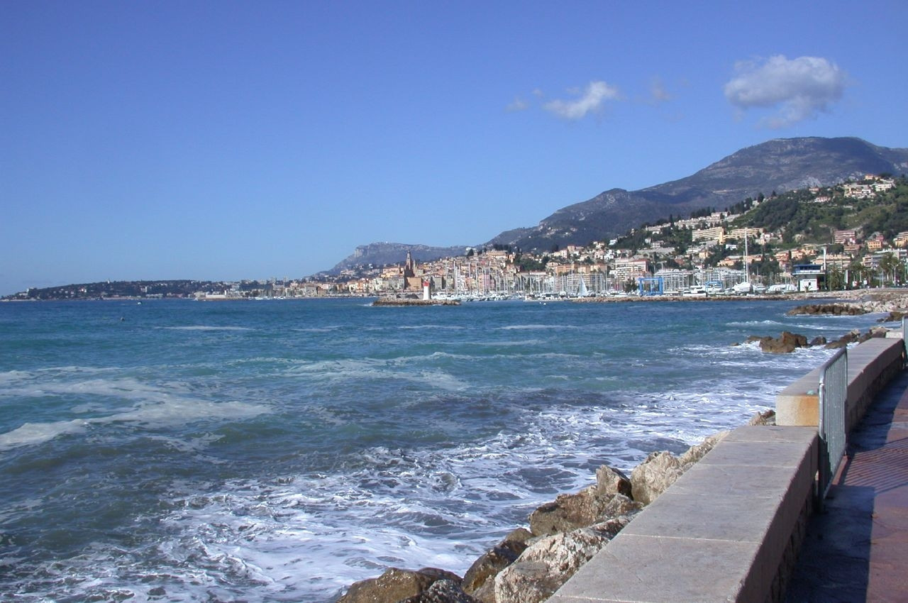 Море в Ментоне, Франция. Фото 2 – фотографии Франции