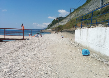 Пляж в посёлке Южный, район Туапсе. Фото 10 – фотографии России