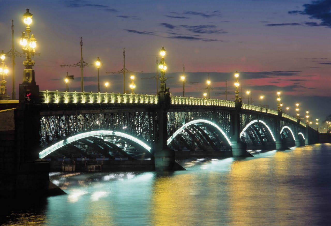 Мост в Санкт-Петербурге, Россия. Фото 3 – фотографии России
