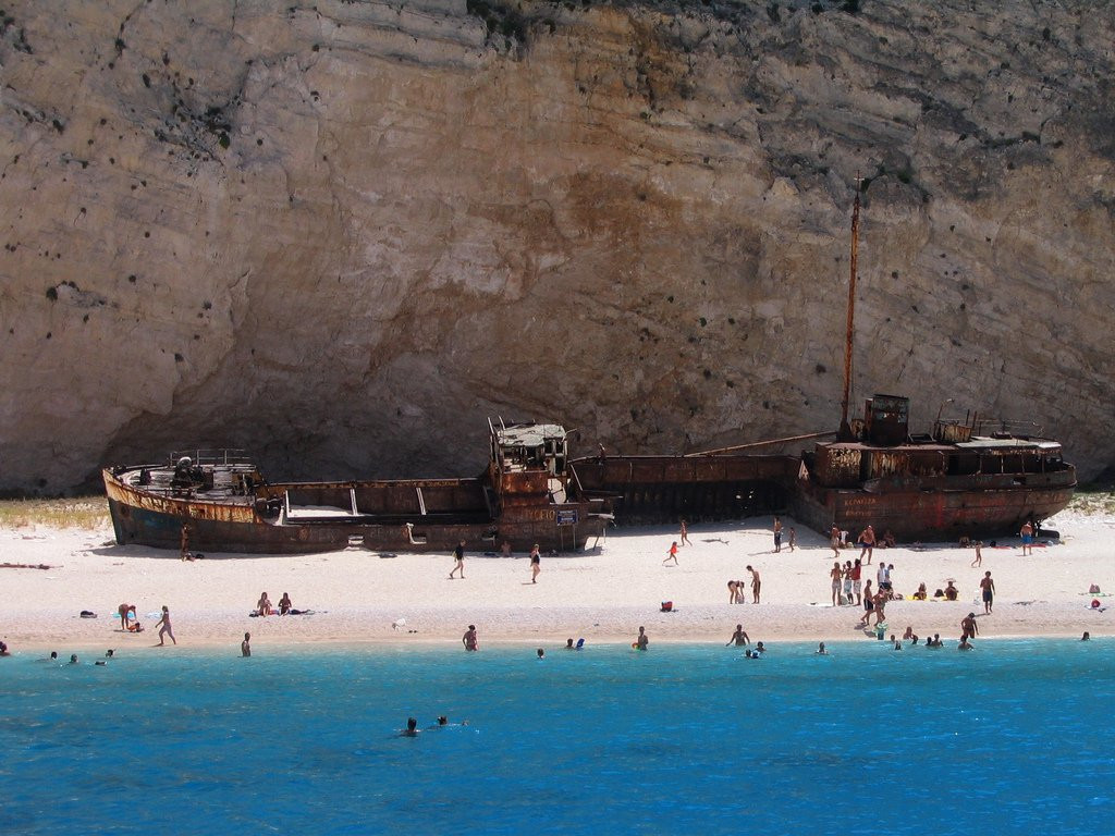 Навагио Бич, Закинф остров, Ионические острова, Греция, фото № 66774 – фотографии Греции