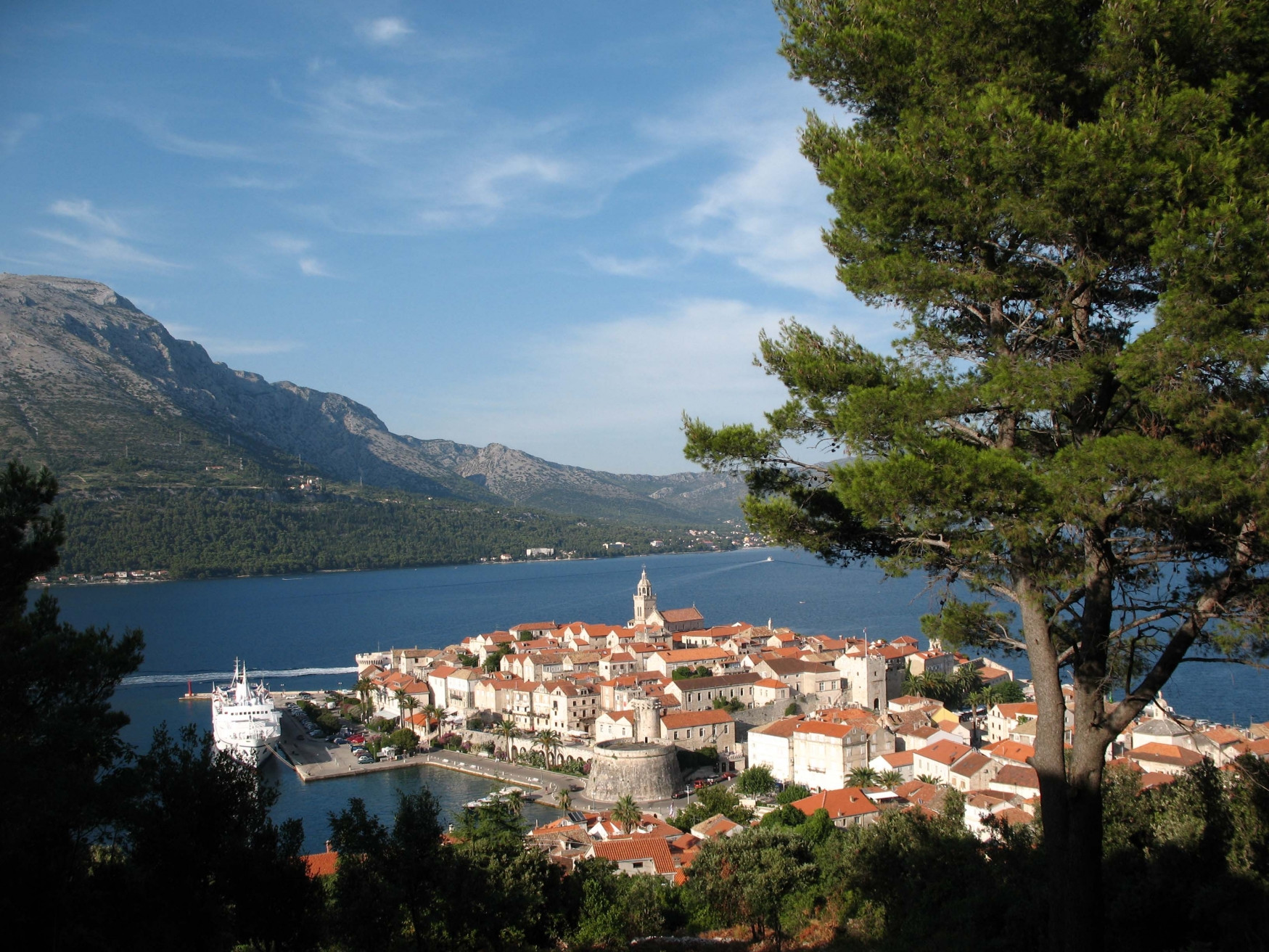 Панорамный вид в Корчула, Хорватия. Фото 4 – фотографии Хорватии