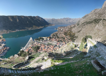 Панорамный вид в Котор, Черногория. Фото 16 – фотографии Черногории