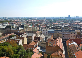 Вид с башни Лотршчак, Хорватия – фотографии Хорватии