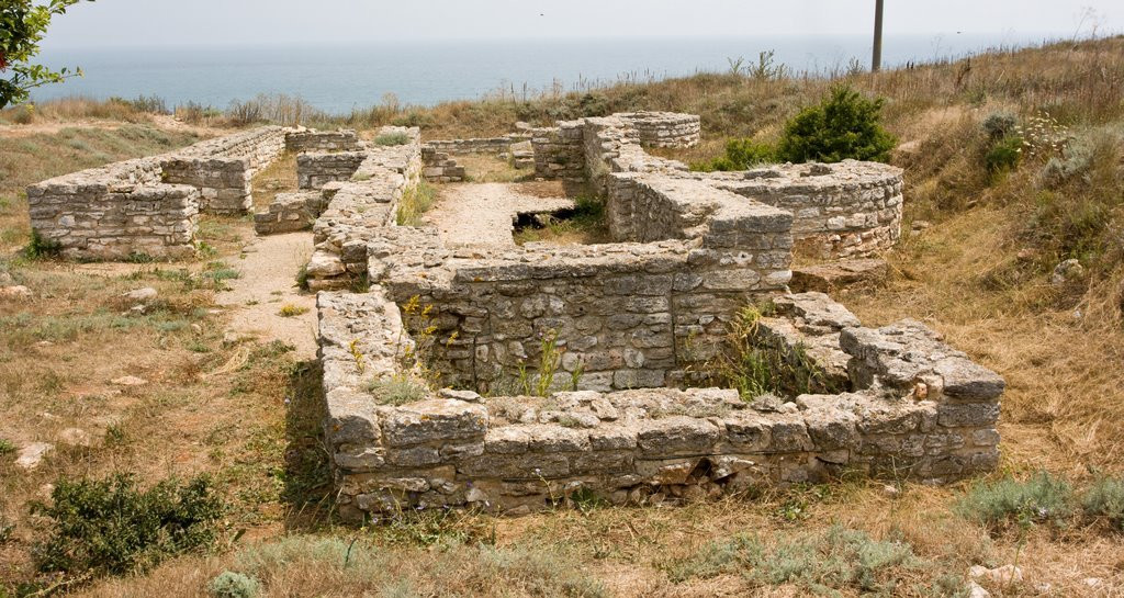 Развалины в Калиакра, Болгария – фотографии Болгарии