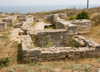 Развалины в Калиакра, Болгария – фотографии Болгарии
