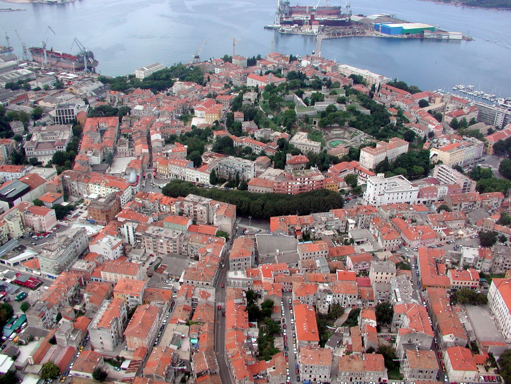 Панорамный вид в Пула, Хорватия. Фото 11 – фотографии Хорватии