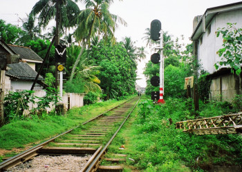 Железная дорога в Бентоте. Шри-Ланка – фотографии Шри-Ланки