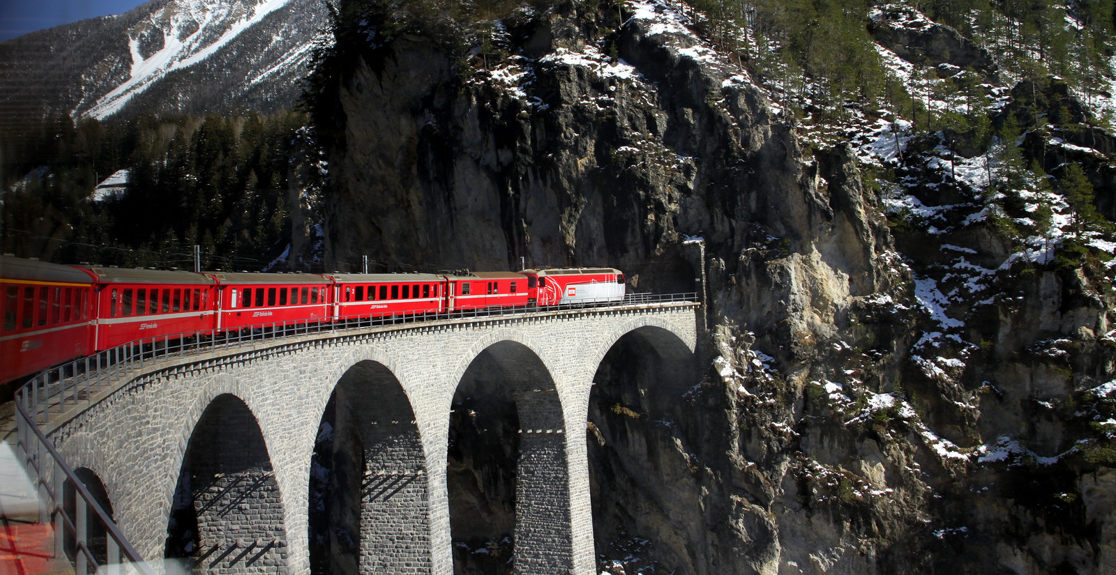 Ретийская железная дорога (Rhätische Bahn). Фото 6 – фотографии Швейцарии