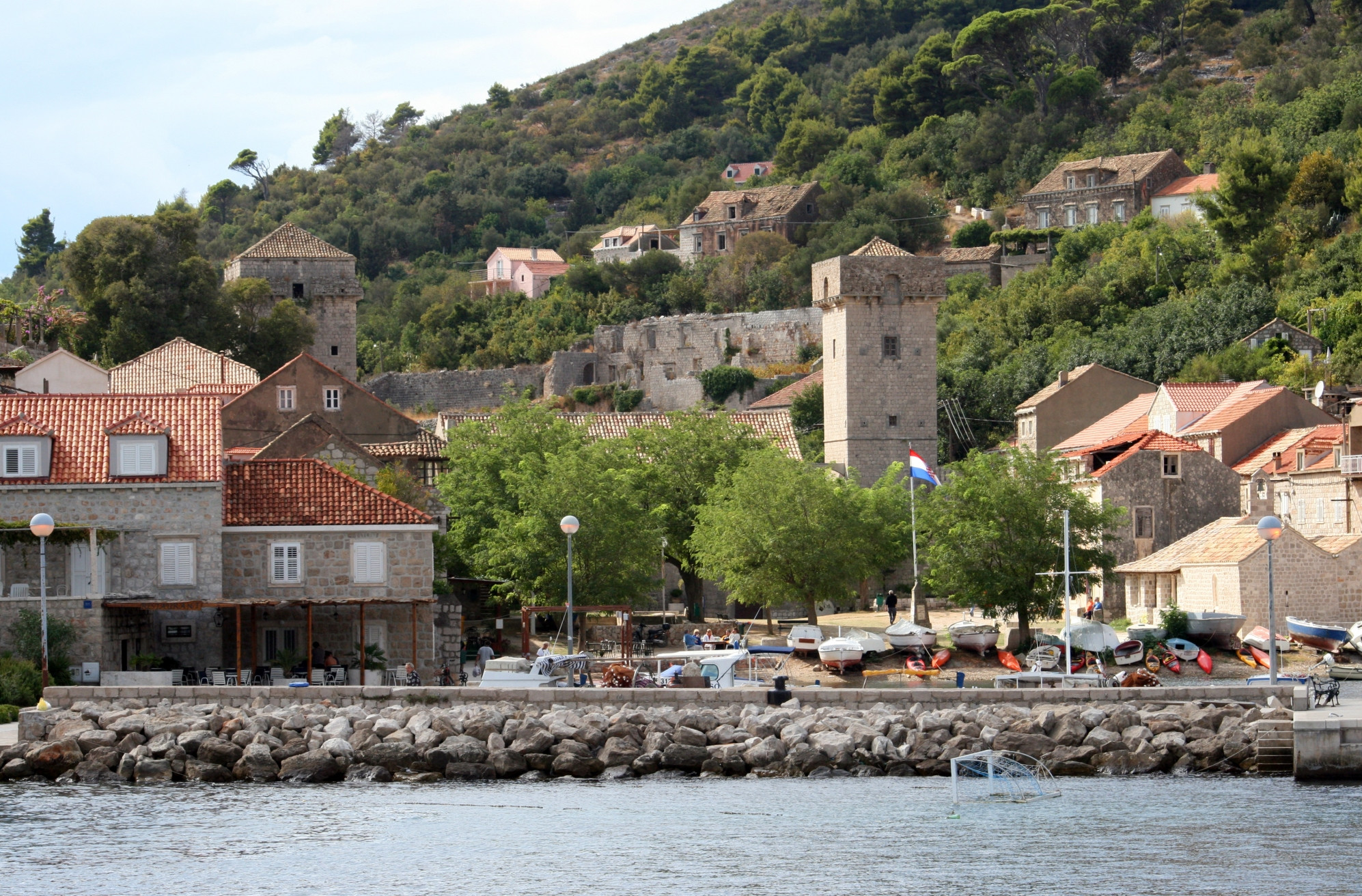 Набережная на острове Шипан, Хорватия. Фото 3 – фотографии Хорватии