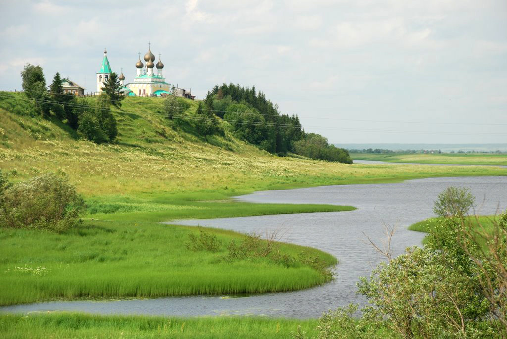 Церковь Воскресения Христова в селе Матигоры. Фото 1 – фотографии России
