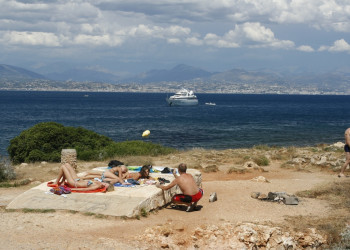 Пляж в Антиб, Франция. Фото 33 – фотографии Франции