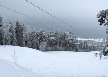 Горнолыжная база в Белорецке, республика Башкортостан – фотографии России