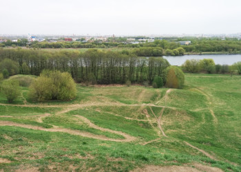 Парк Коломенское, вид на на Москва-реку – фотографии России