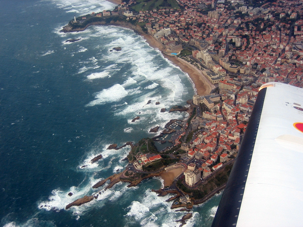 Панорамный вид в Биаррице, Франция. Фото 1 – фотографии Франции