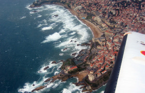 Панорамный вид в Биаррице, Франция. Фото 1 – фотографии Франции