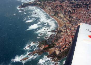 Панорамный вид в Биаррице, Франция. Фото 1 – фотографии Франции