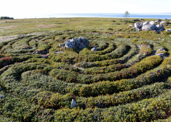 Каменные лабиринты на Большом Заяцком острове. Фото 1 – фотографии России