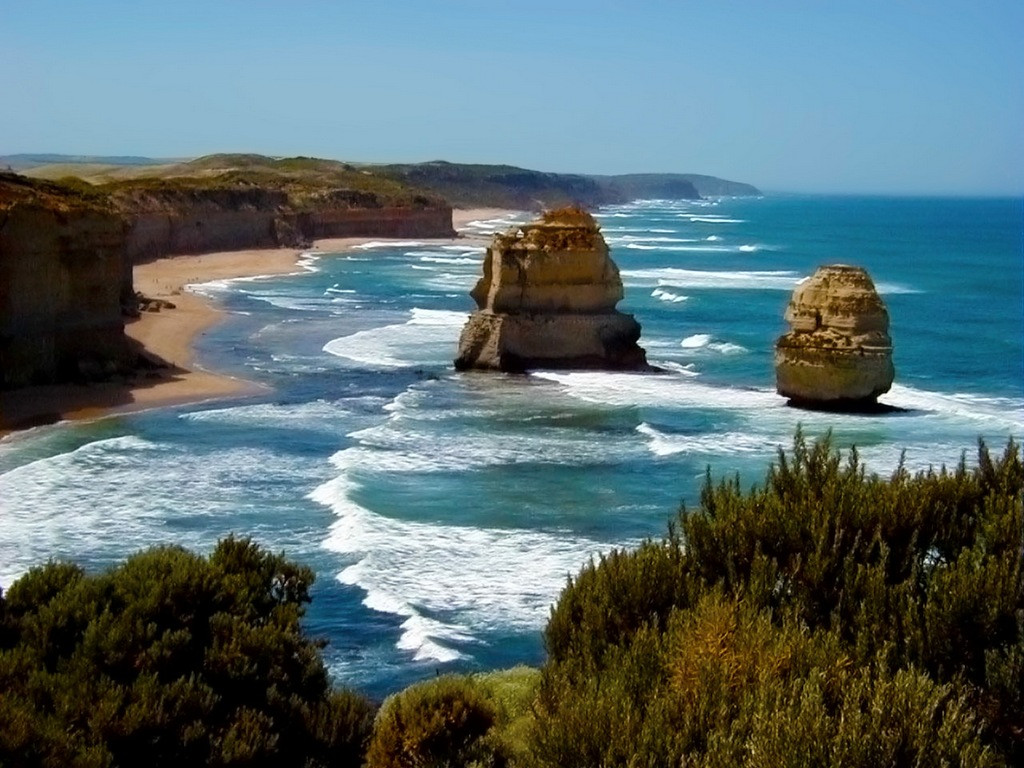 Под воздействием температур, влажности, ветра и волн из известняка вырос национал парк Порт Кэмпбелл – фотографии Австралии