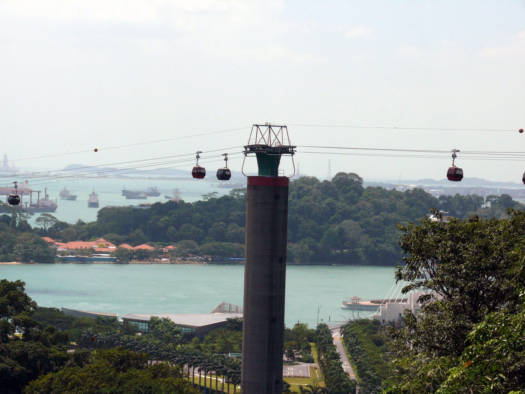 Канатная дорога над парком горы Фабер, Сингапур – фотографии Сингапура