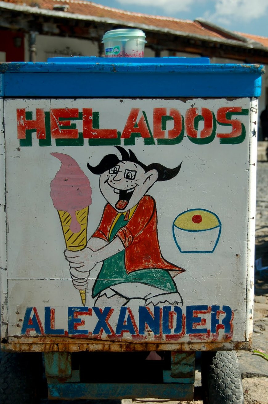 Реклама мороженого, Гватемала – фотографии Гватемалы