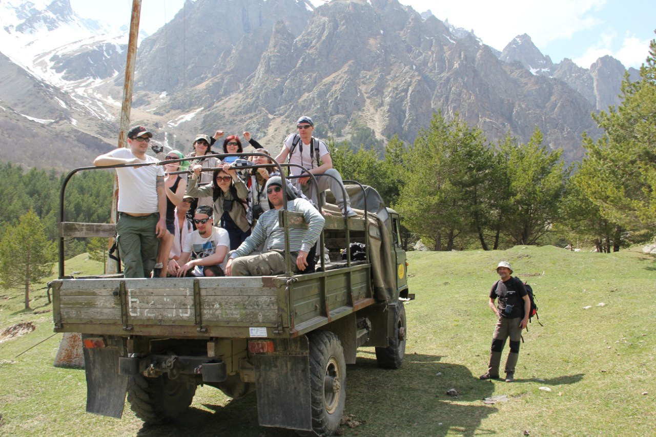 Горные маршрутки, Приэльбрусье, Россия – фотографии России