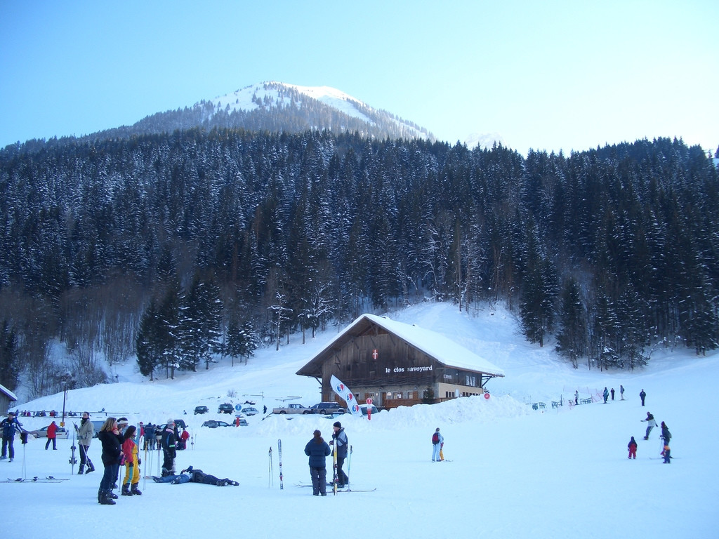 Горнолыжная база в Ла-Шапель-д'Абонданс, Франция – фотографии Франции
