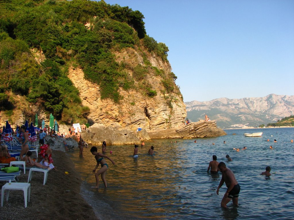 Пляж в Будва, Черногория. Фото 13 – фотографии Черногории