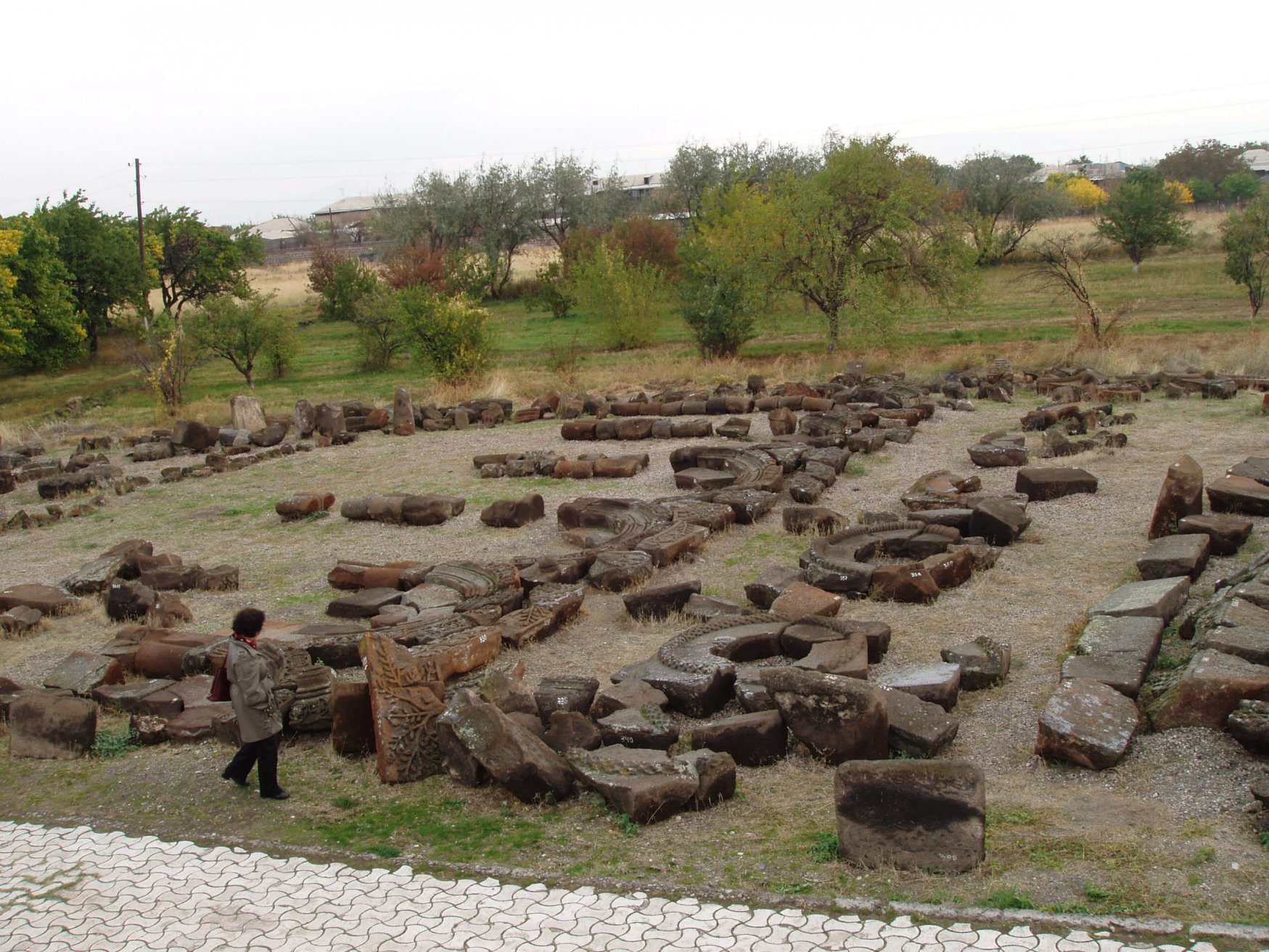 Музей под открытым небом Звартноц, Ереван, Армения – фотографии Армении