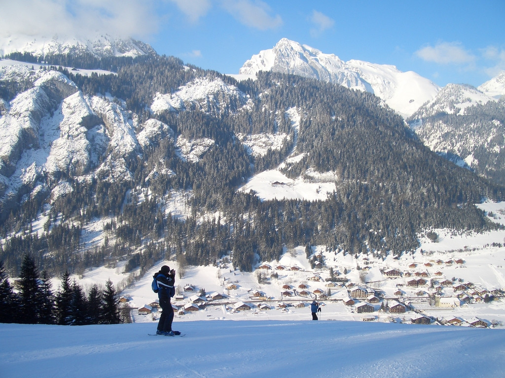 Горы в Ла-Шапель-д'Абонданс, Франция. Фото 5 – фотографии Франции