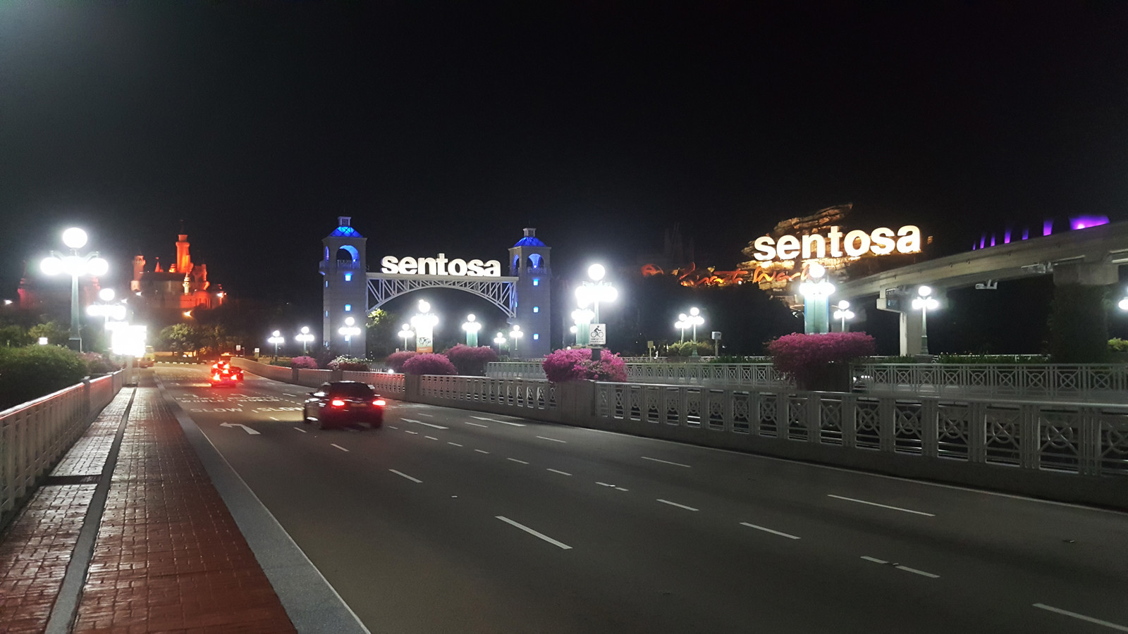 Остров Сентоза, вид с моста – фотографии Сингапура