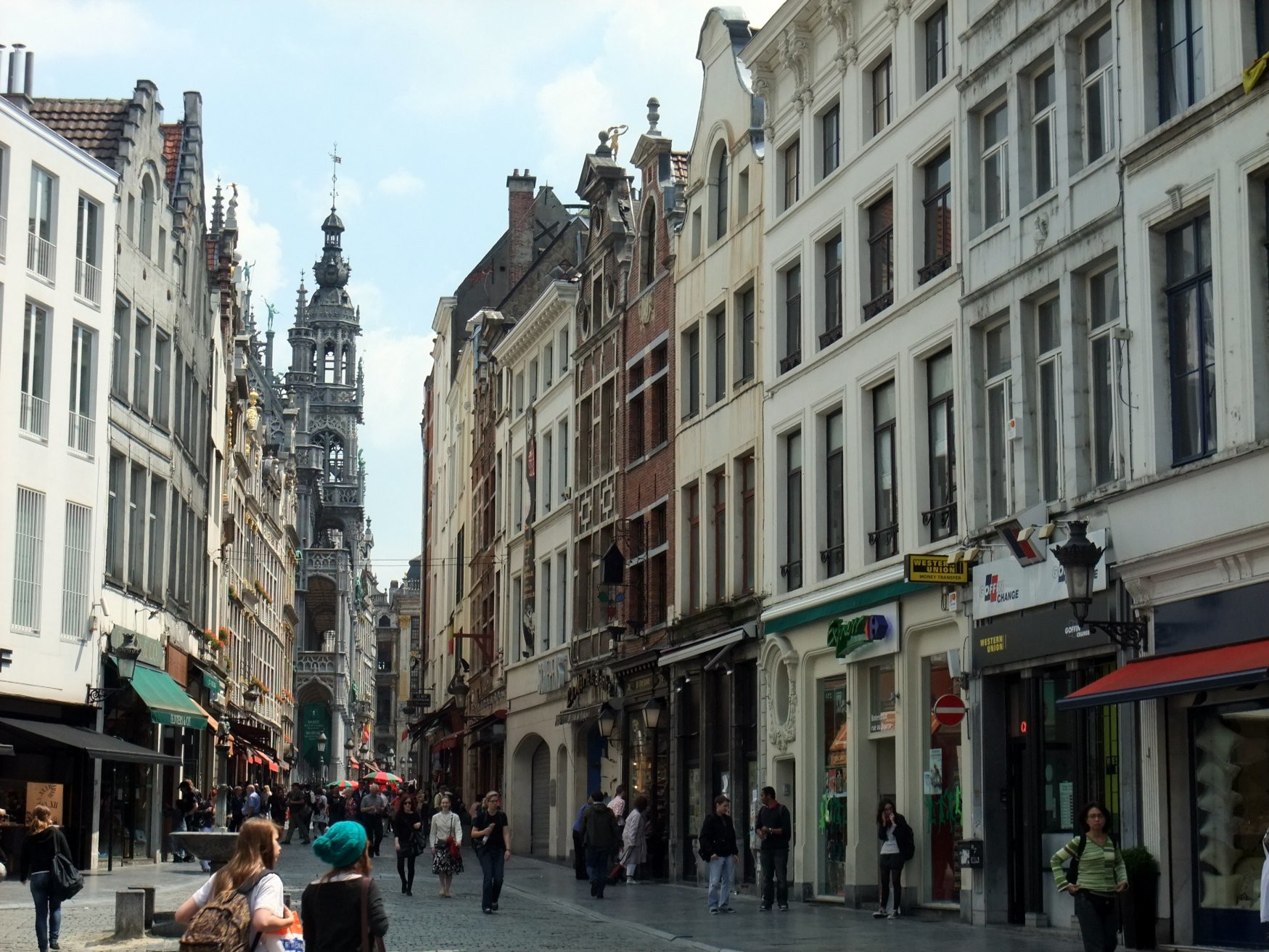 Улица в Брюсселе, Бельгия – фотографии Бельгии