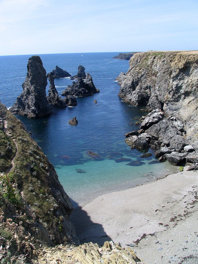 Скалы в Бель-Иль, Франция. Фото 10 – фотографии Франции