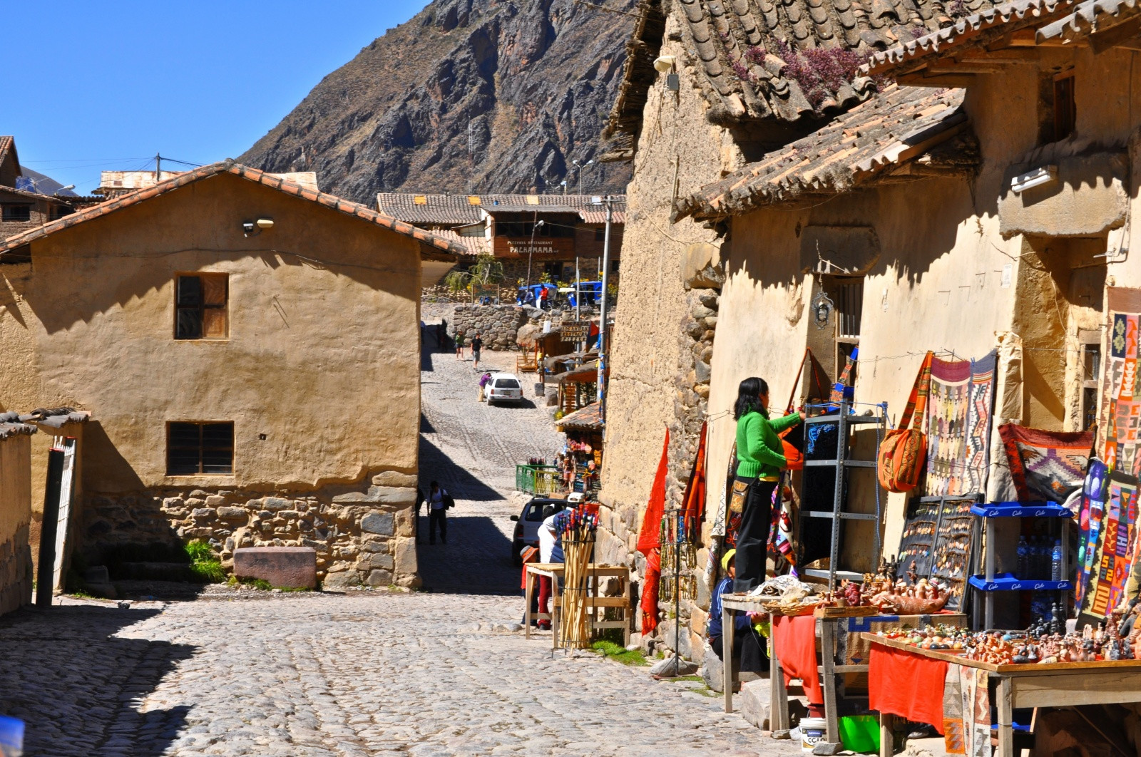 Торговые ряды инского городка – фотографии Перу