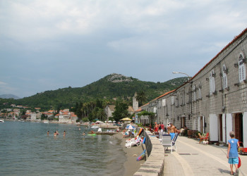 Набережная в Лопуд, Хорватия – фотографии Хорватии