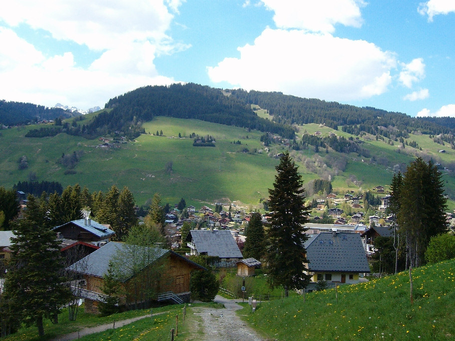 Деревня в Межеве, Франция. Фото 1 – фотографии Франции