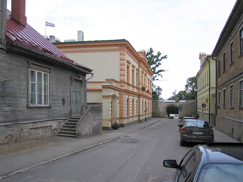 Улицы в городе Цесис – фотографии Латвии