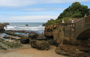 Набережная в Биаррице, Франция – фотографии Франции