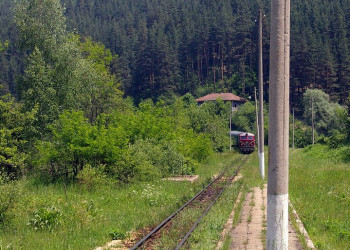 Поезд в Велинграде, Болгария. Фото 2 – фотографии Болгарии