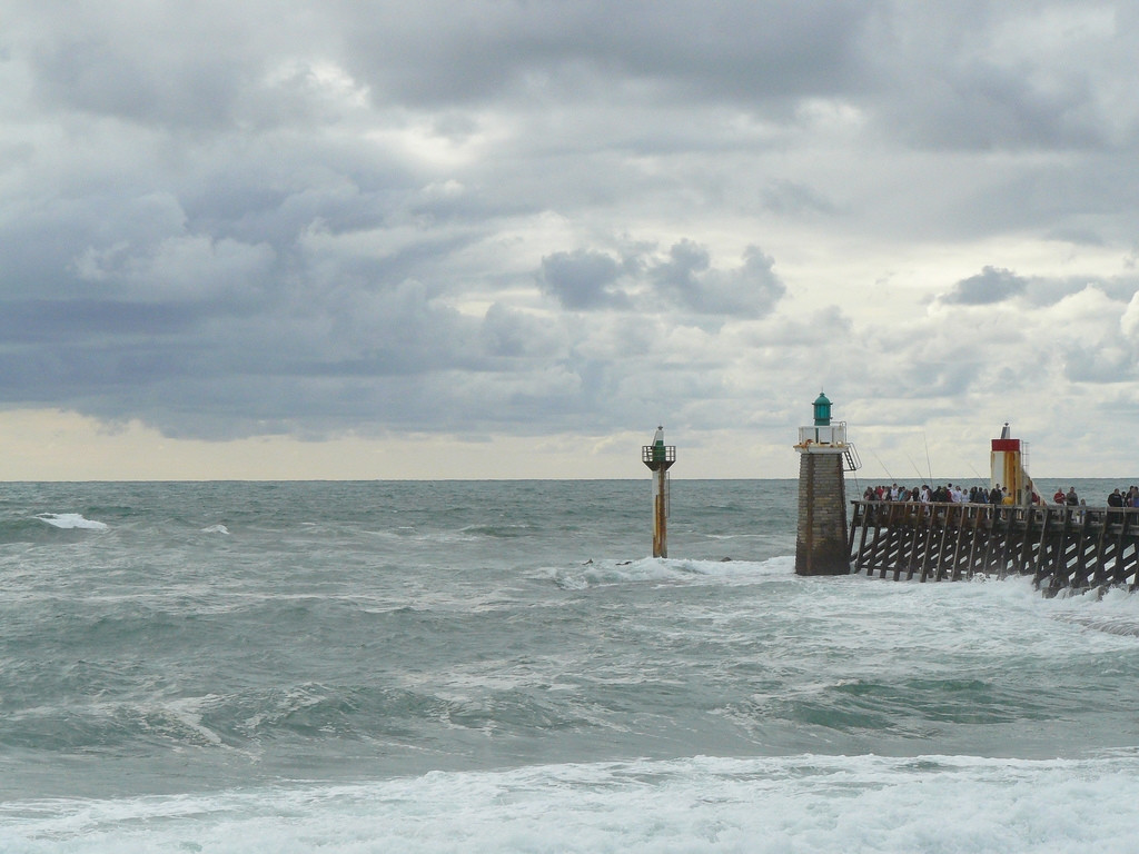 Маяки в Капбретоне, Франция – фотографии Франции