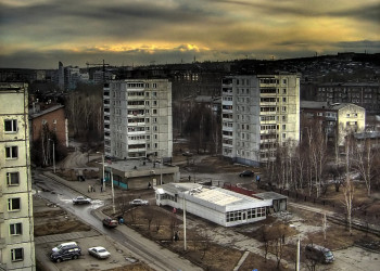 Улица в Иркутске, Россия – фотографии России